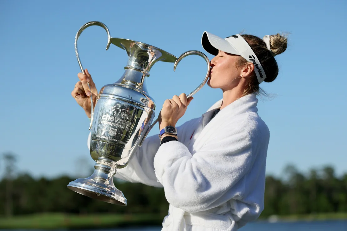 Nelly Korda memenangkan Kejuaraan Chevron untuk kemenangan bersejarah LPGA Tour
