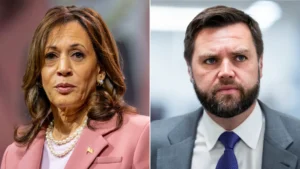 Kamala Harris mengalihkan perhatiannya ke JD Vance di tengah spekulasi tentang masa depan Biden 